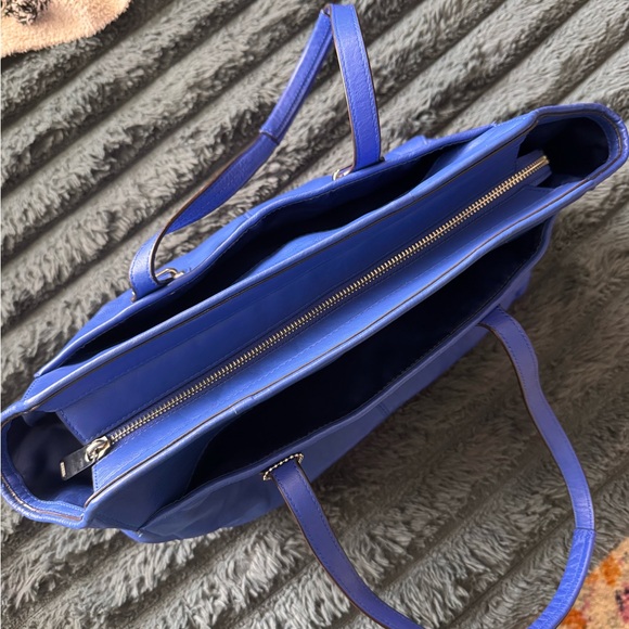 Classic Leather Tote Bag - Cobalt Blue - Picture 7 of 10
